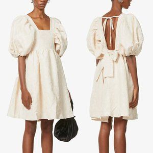 Sister Jane Cream Puff Sleeve Mini Dress